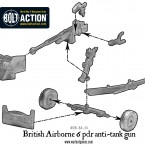 British Airborne 6 pounder anti-tank gun – Construction Diagram