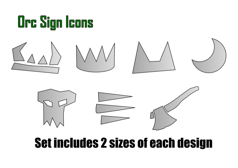 orc icon Stencils