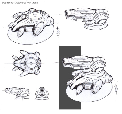 Asterian Heavy Drone