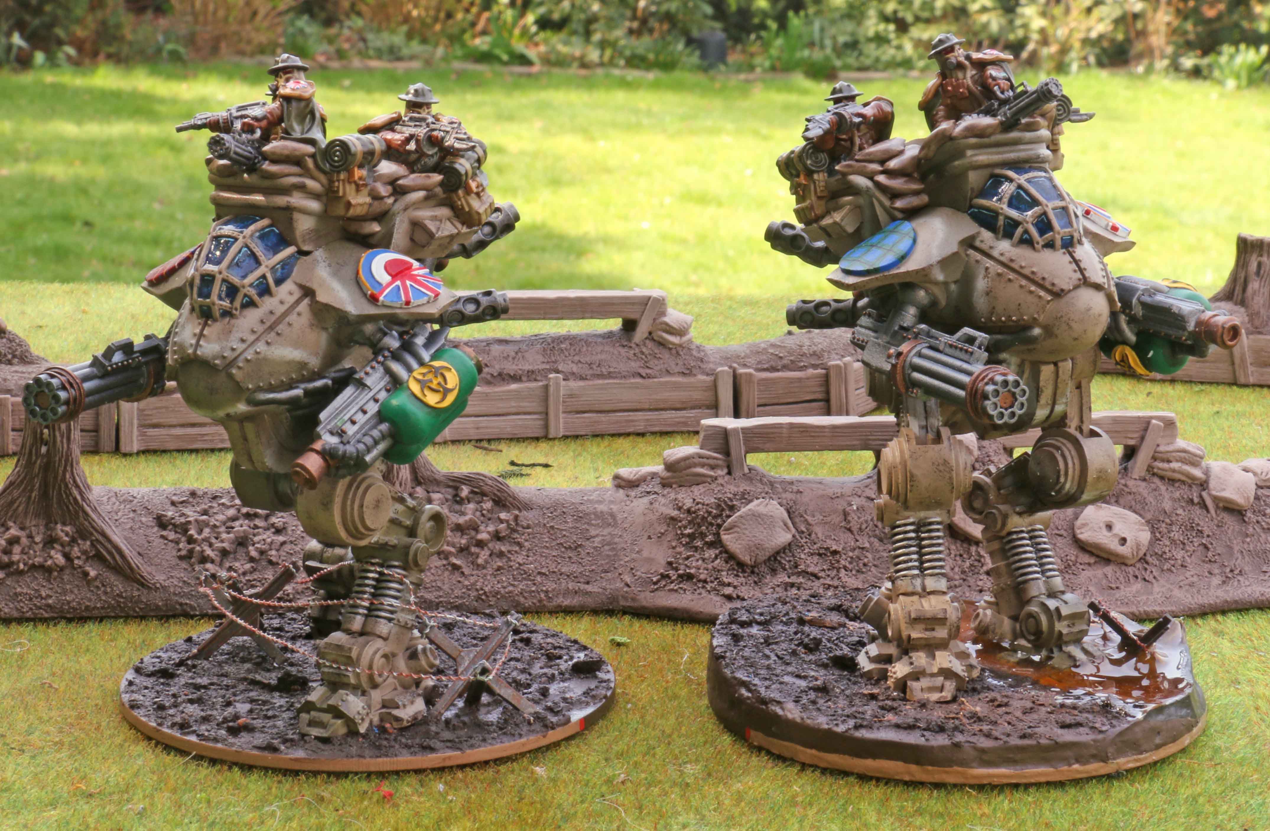 Hurrcane Walkers with Gun Nests