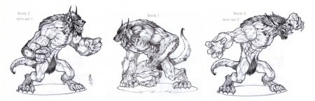 Undead Werewolf Concepts