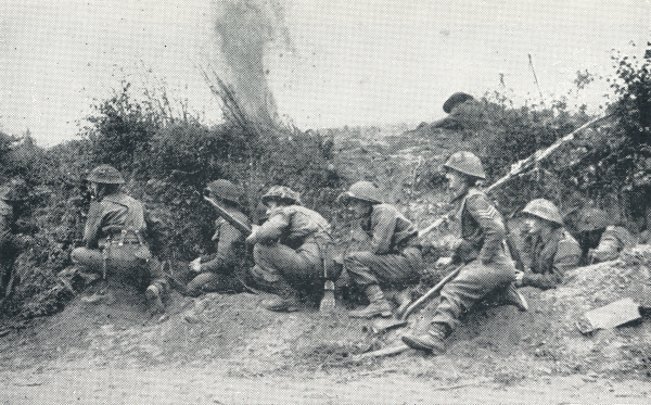 Hill 112 British_infantry_ready_to_attack_Caen_18th_July_1944