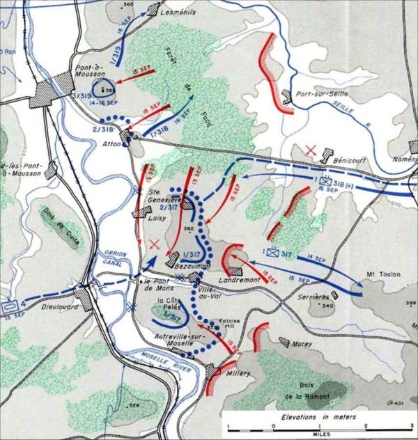 map Arracourt