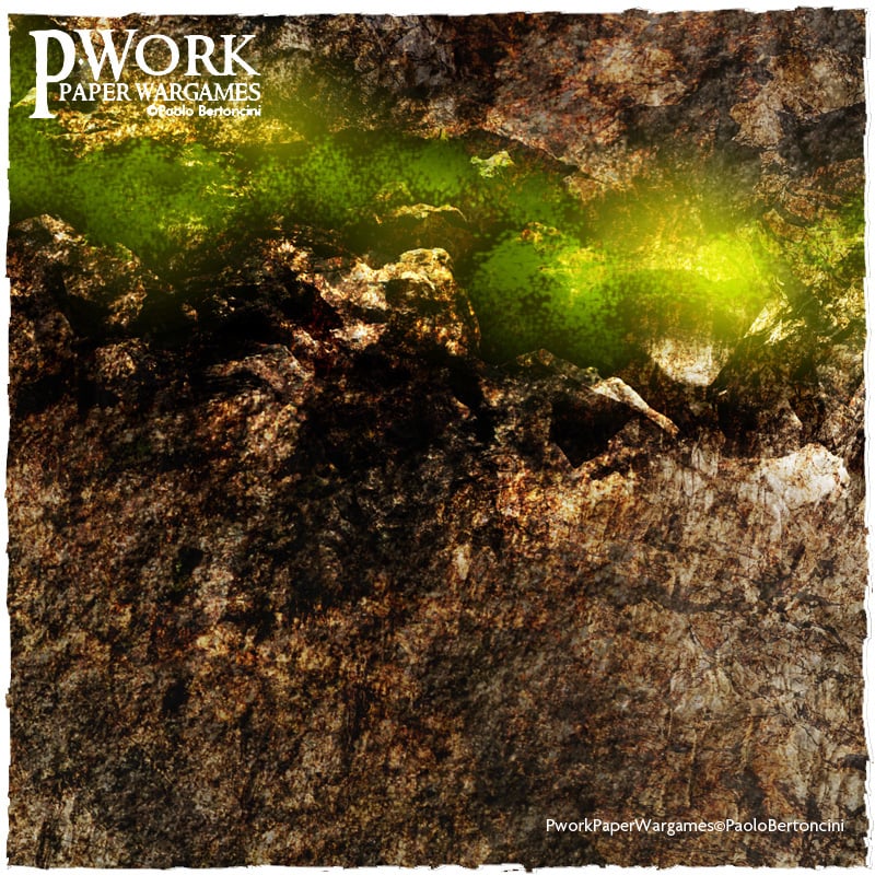 Pwork Wargames sci-fi gaming mat: Lifeless Land