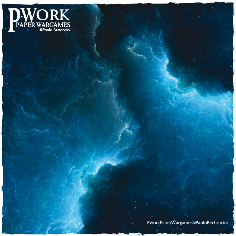 Pwork Wargames sci-fi gaming mat: Space Nebula