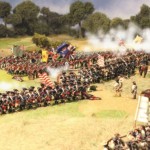 Washington defends against British Redcoats Rebellion AWI