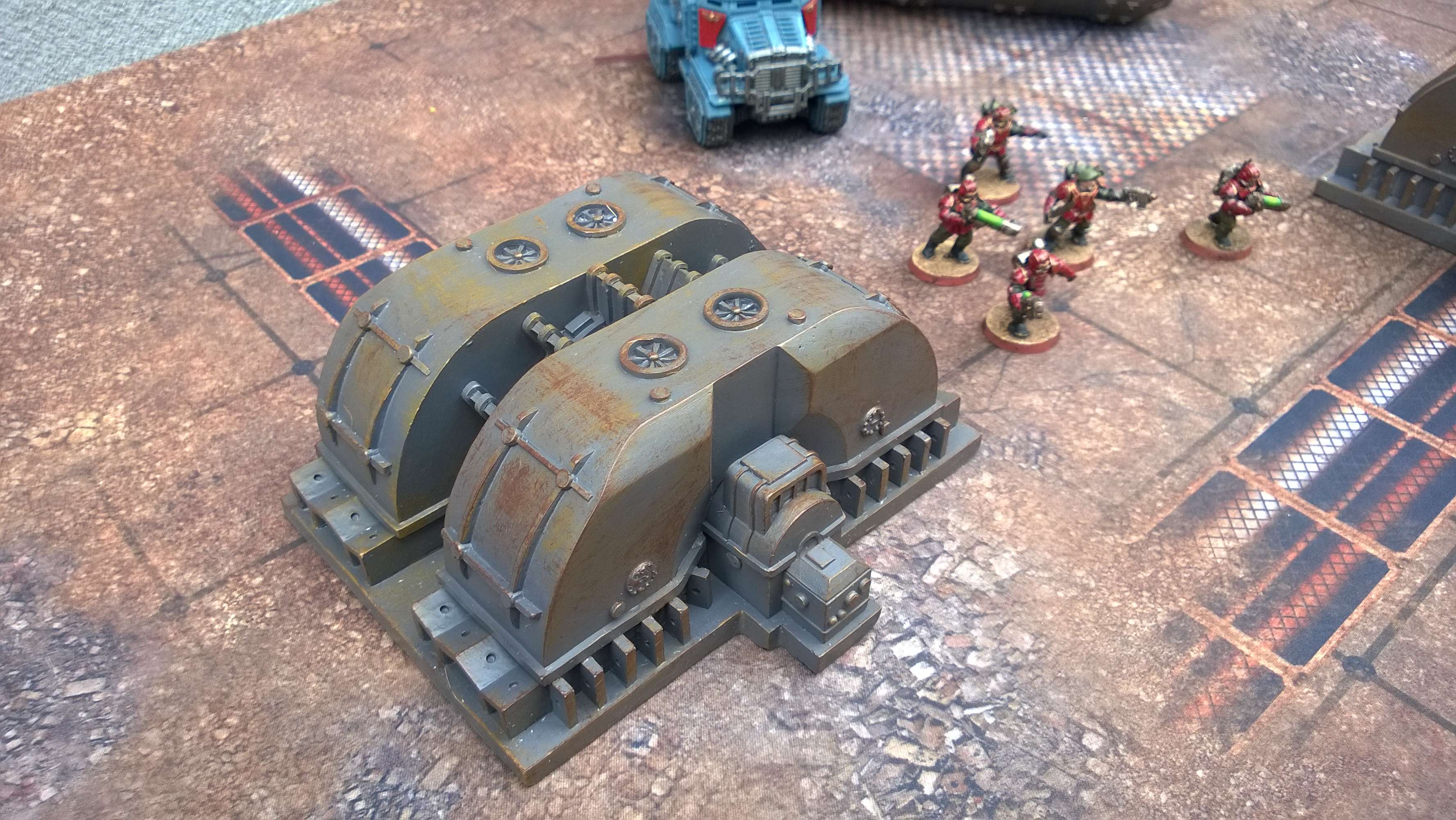 Industrial scenery wargaming