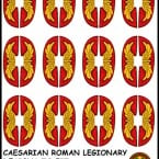 New: Caesarian Roman shield transfers