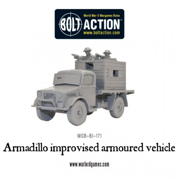 New: Armadillo improvised armoured vehicle