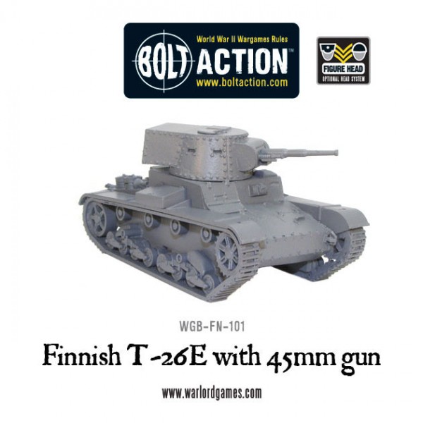 New: Finnish T-26E light tank