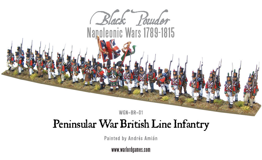 New: Plastic Napoleonic British Line Infantry