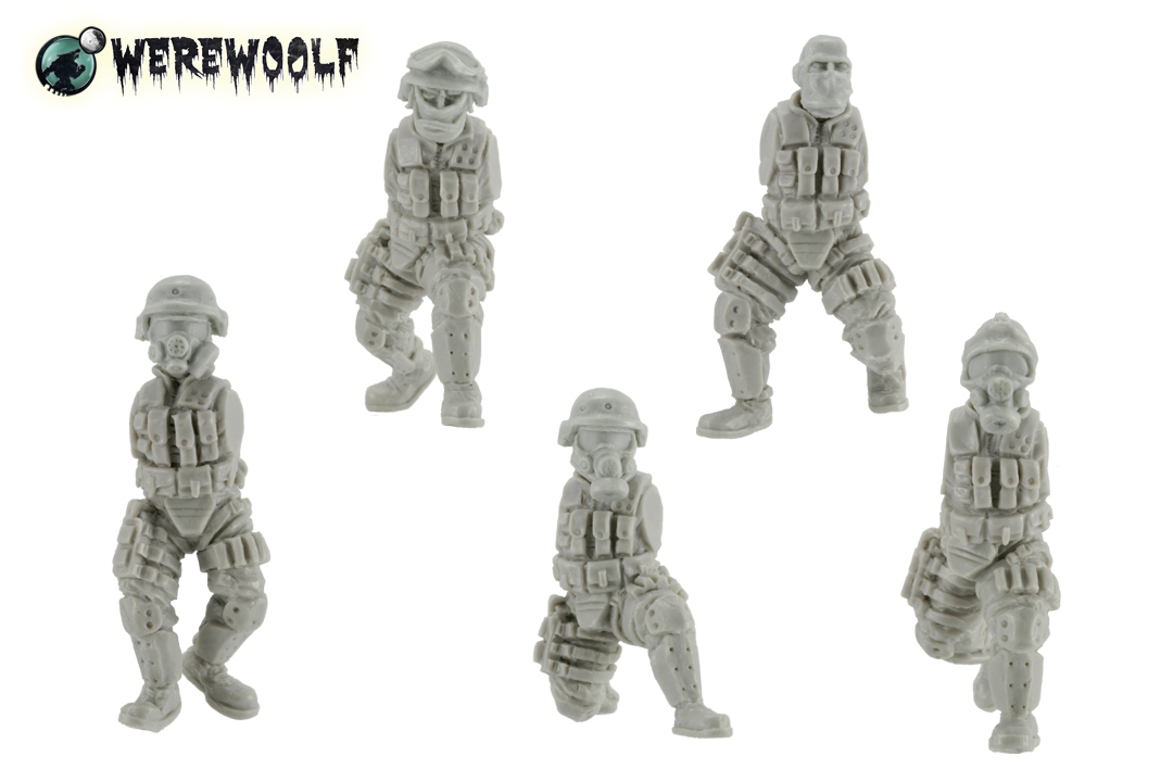 Werewoolf Miniatures: GSA District Guard/Riot Control Body