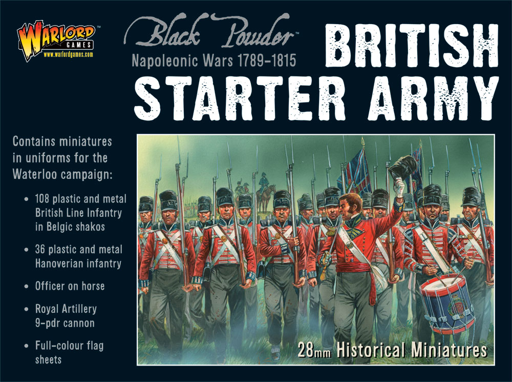 New: Napoleonic British Starter Army boxed set