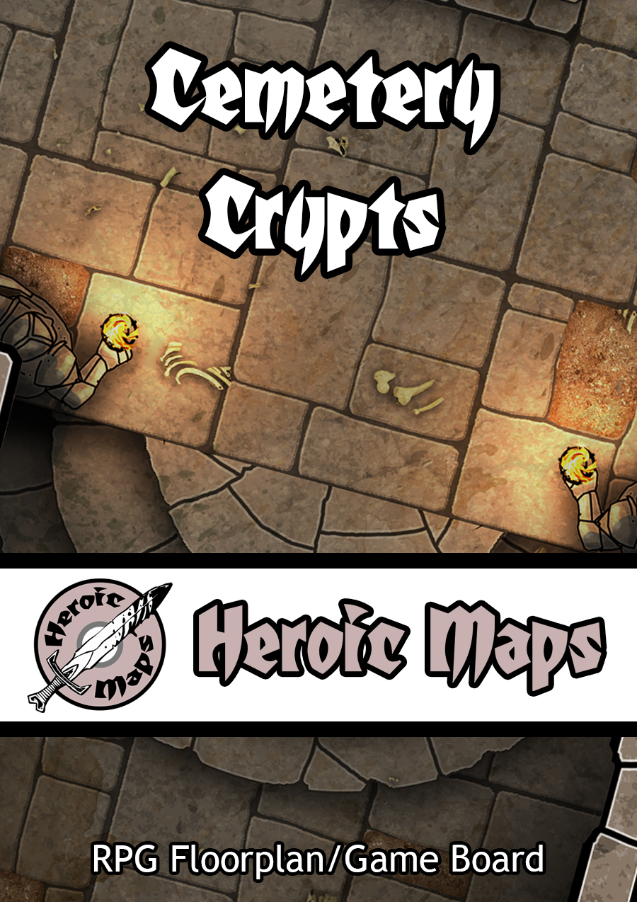 Heroic Maps: Cemetery Crypts