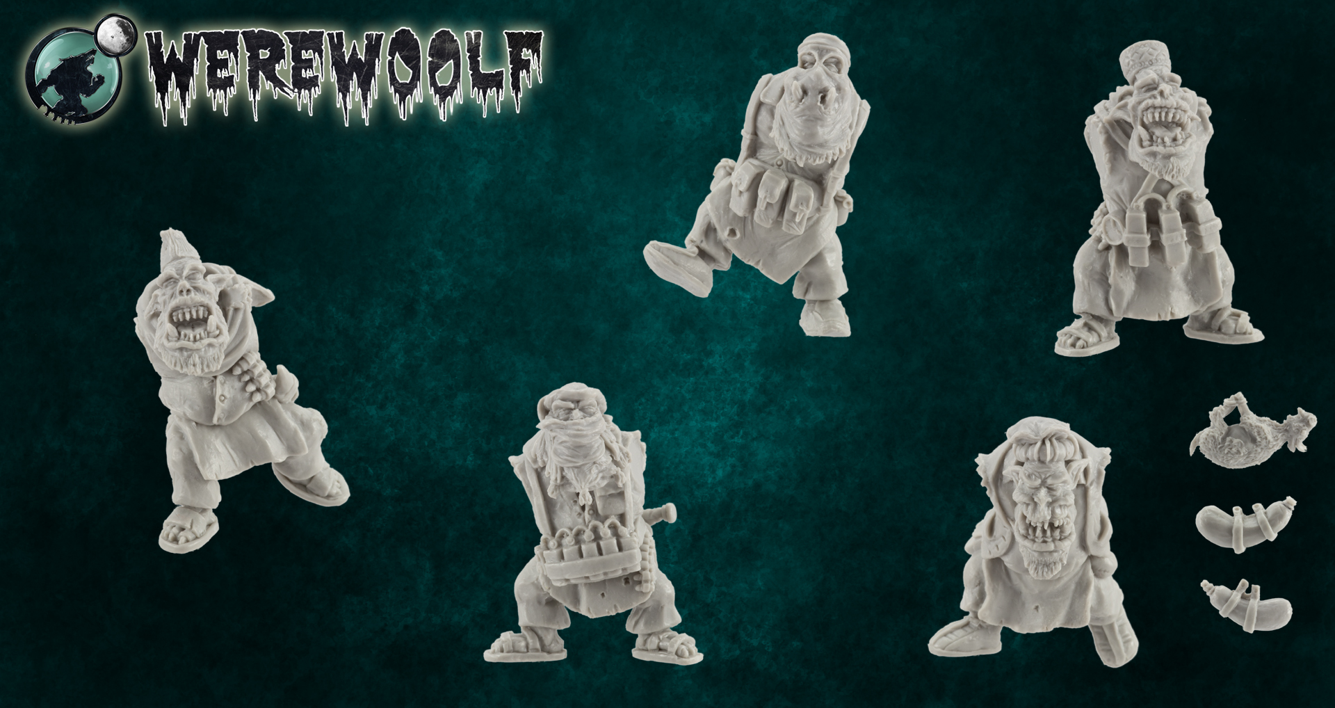 Werewoolf Miniatures Orc Suicide Bombers Squad