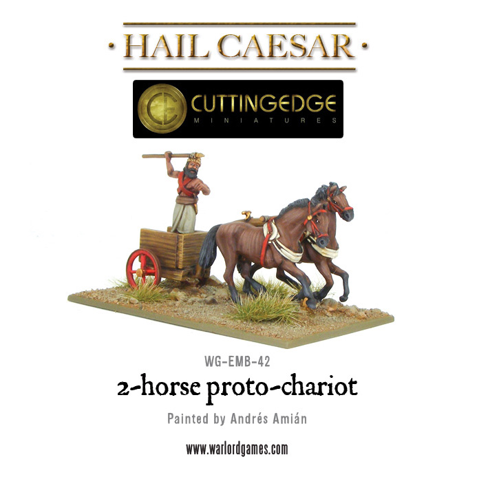 Bronze Age proto-chariot and command from Warlord Games