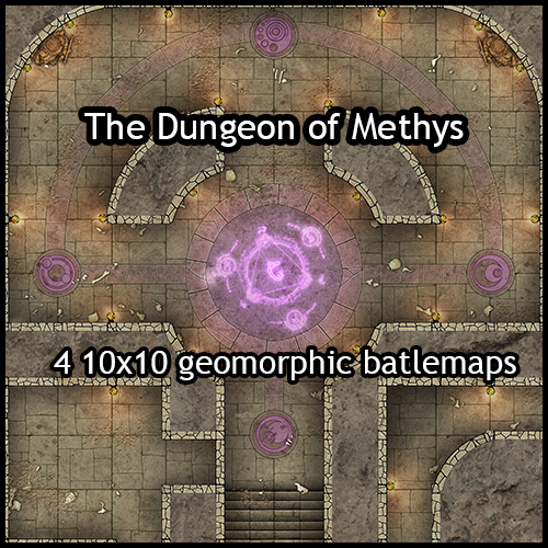 Heroic Maps: Dungeon of Methys battlemap