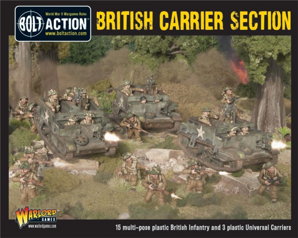New: British Carrier Section plastic boxed set