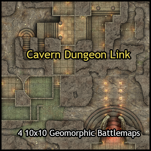 Heroic Maps: Cavern Dungeon Link map