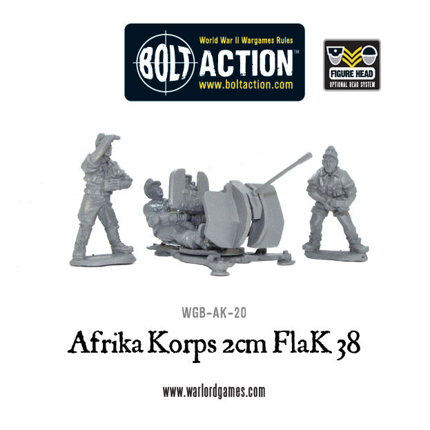 New: Afrika Korps 2cm Flak 38 & Horch 1a with 2cm Flak