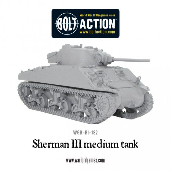 New: Sherman III medium tank