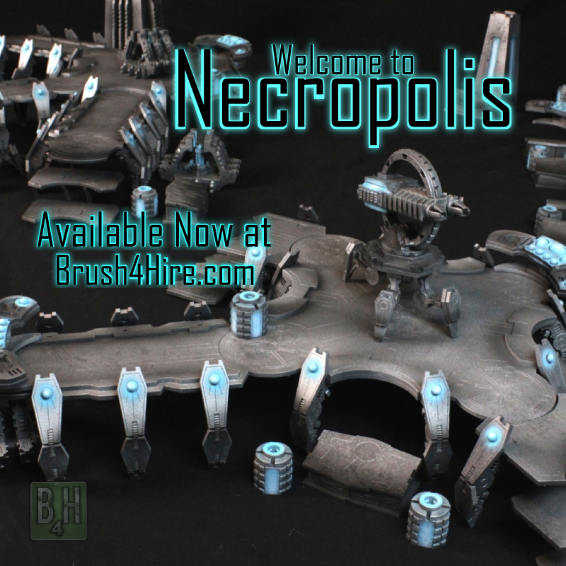 New Necropolis Terrain from Brush 4 Hire