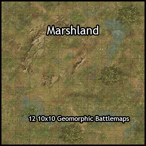 Heroic Maps Battlemap – Marshland
