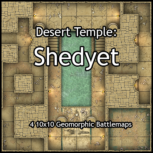 New battlemap – Desert Temple Shedyet