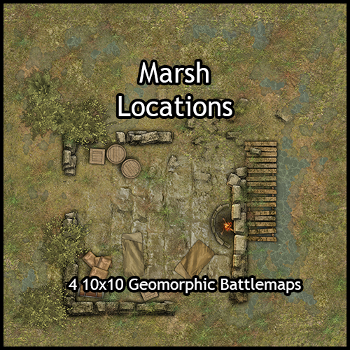Heroic Maps Battlemaps – Marsh Locations