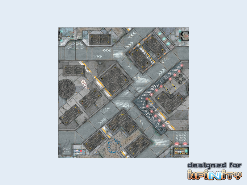 War Game Mat – 48x48inch – District 5