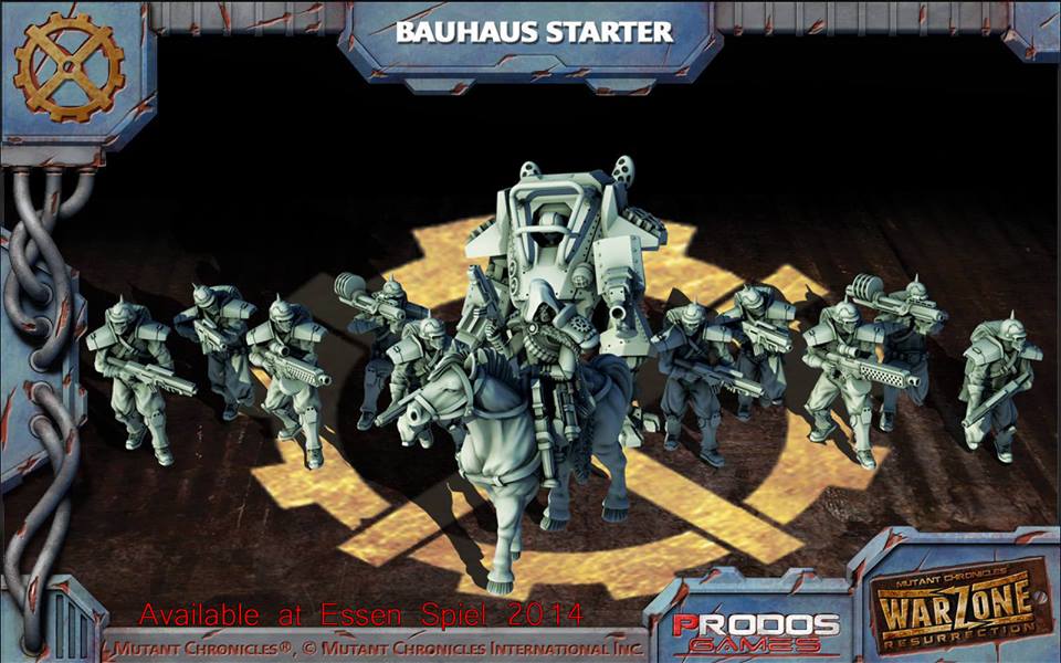 Warzone Resurrection Preview: New Bauhaus Starter set