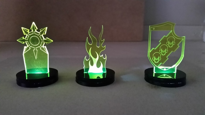First look at the lit objective markers