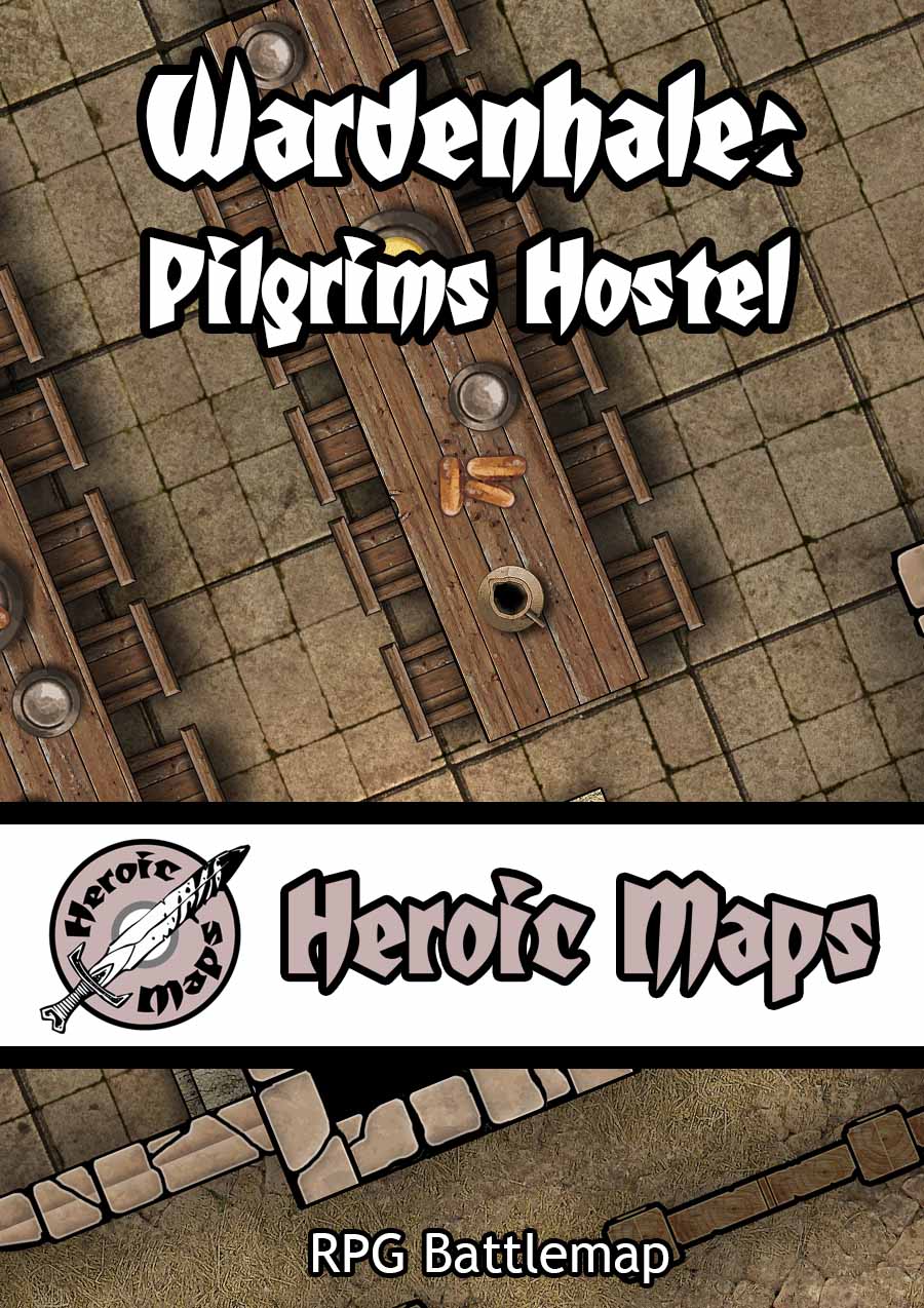 Heroic Maps: Pilgrims Hostel & Master Builders Hall