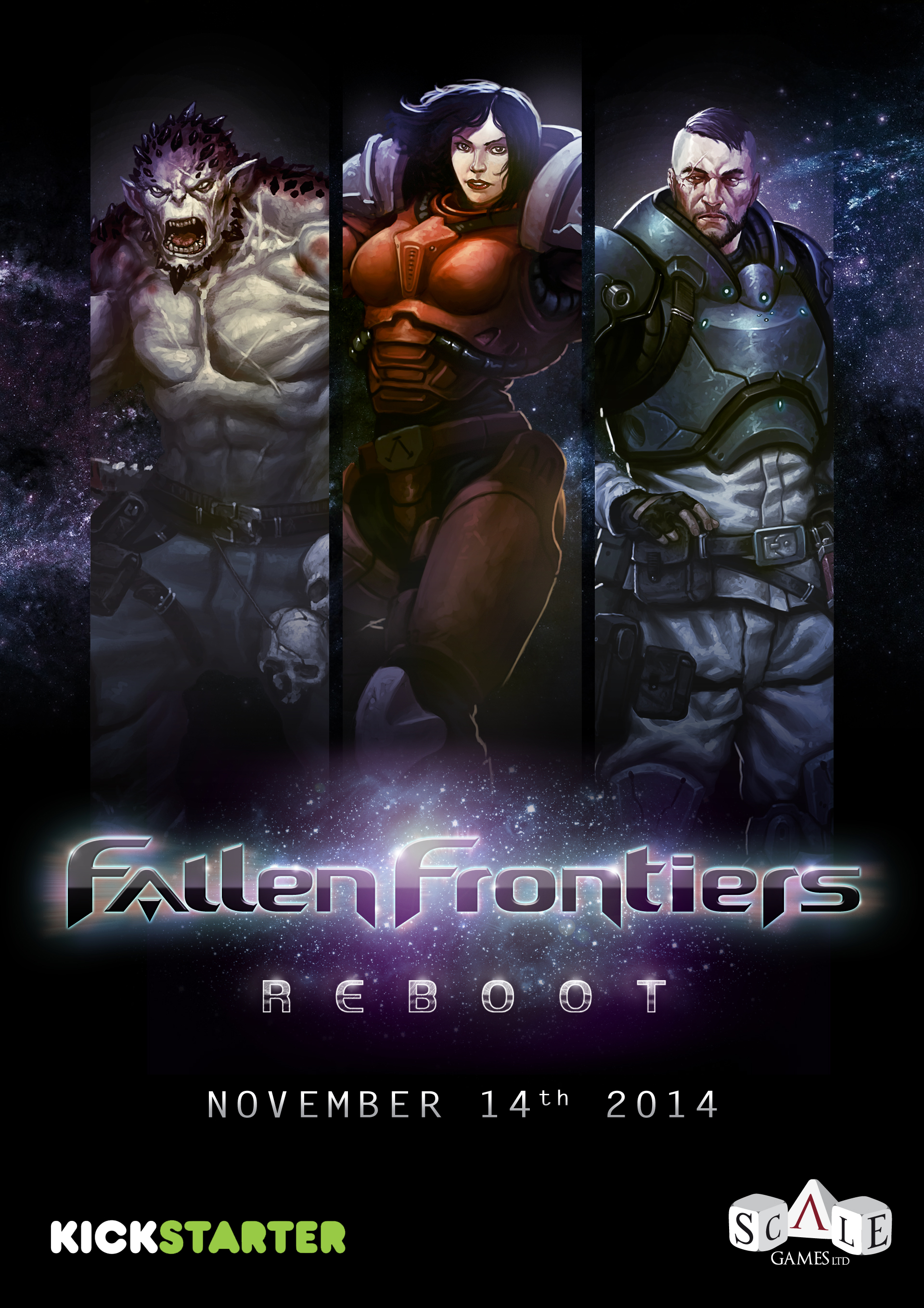 Fallen Frontiers 14th of November on Kickstarter