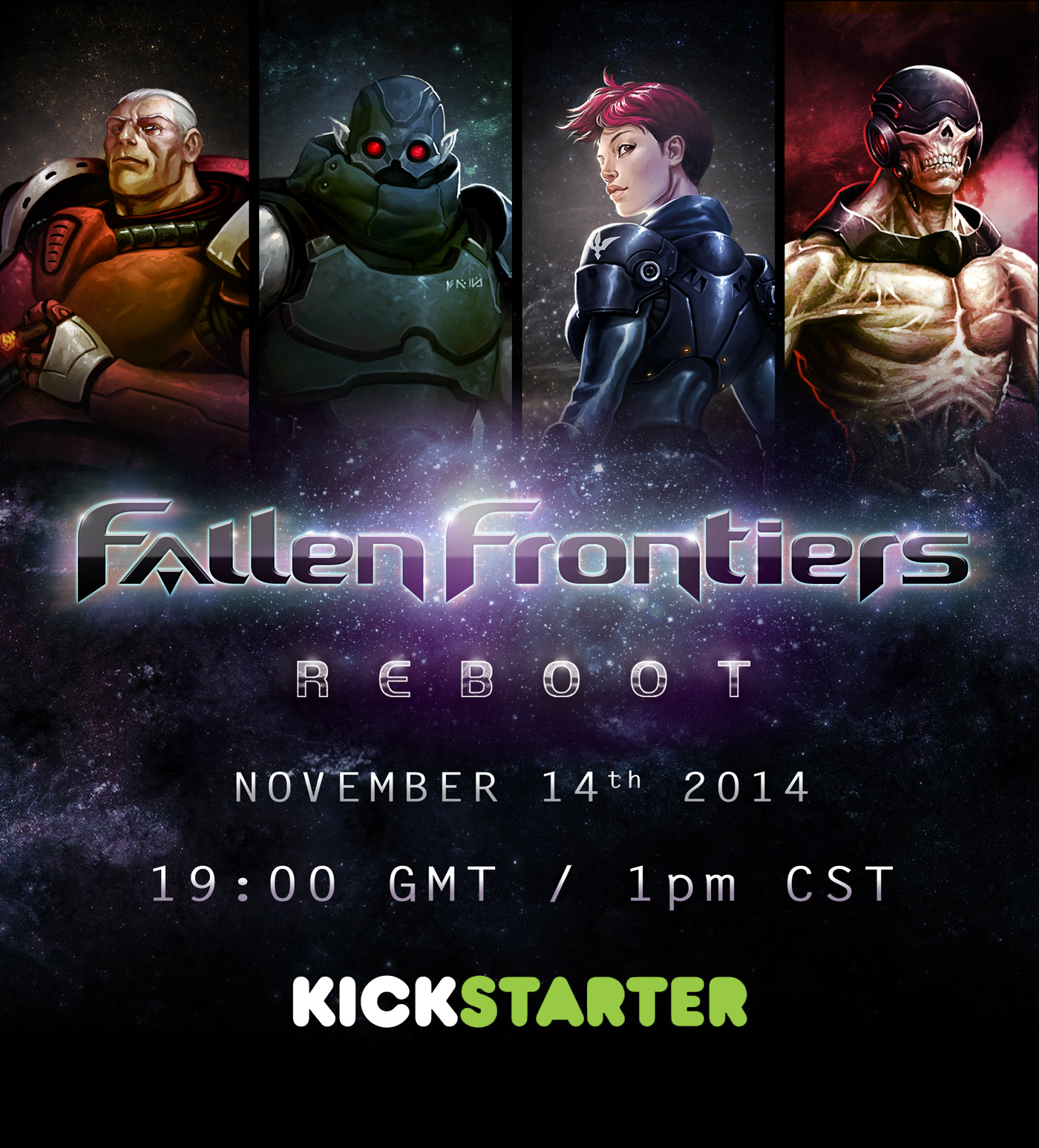 *LIVE NOW* Fallen Frontiers coming to Kickstarter in less than an hour!