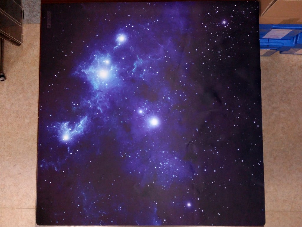 New Blue Space 36x36inch war game mat from MAS