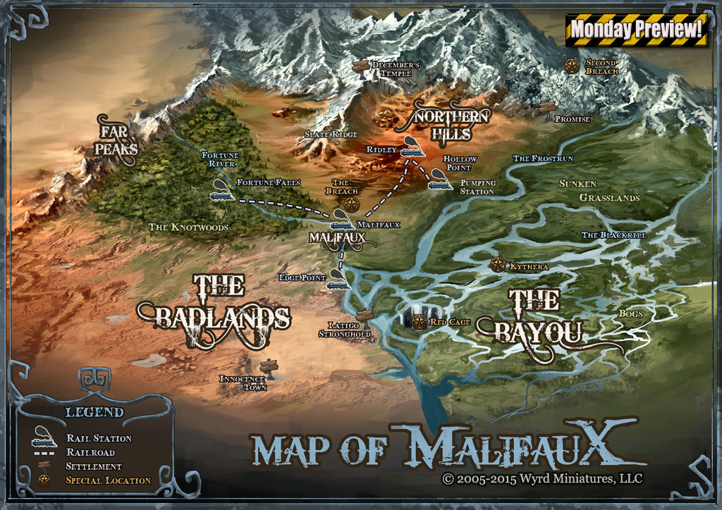 19th January – Map of Malifaux