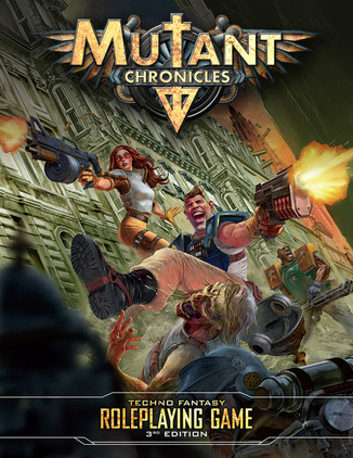 Mutant Chronicles RPG Cover by Scott Schomburg