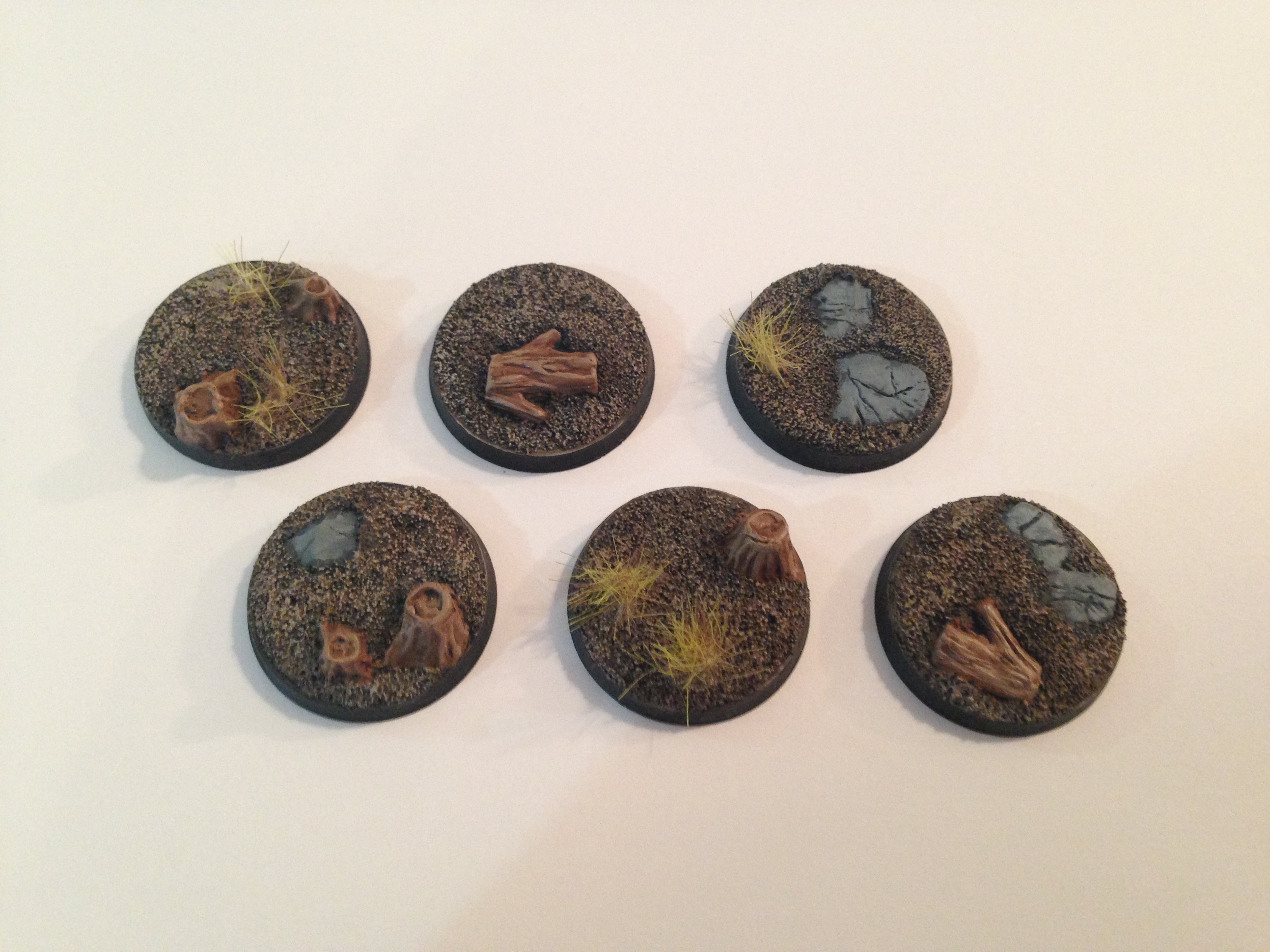 25mm Forest Themed Resin Bases