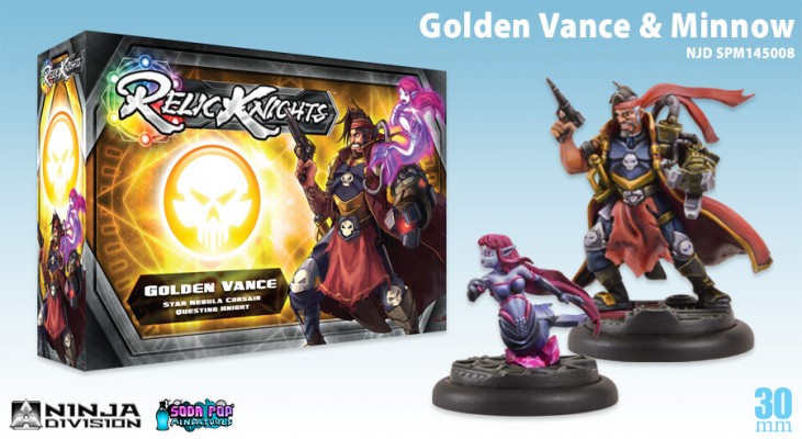 Ninja Division previews Golden Vance – Relic Knights