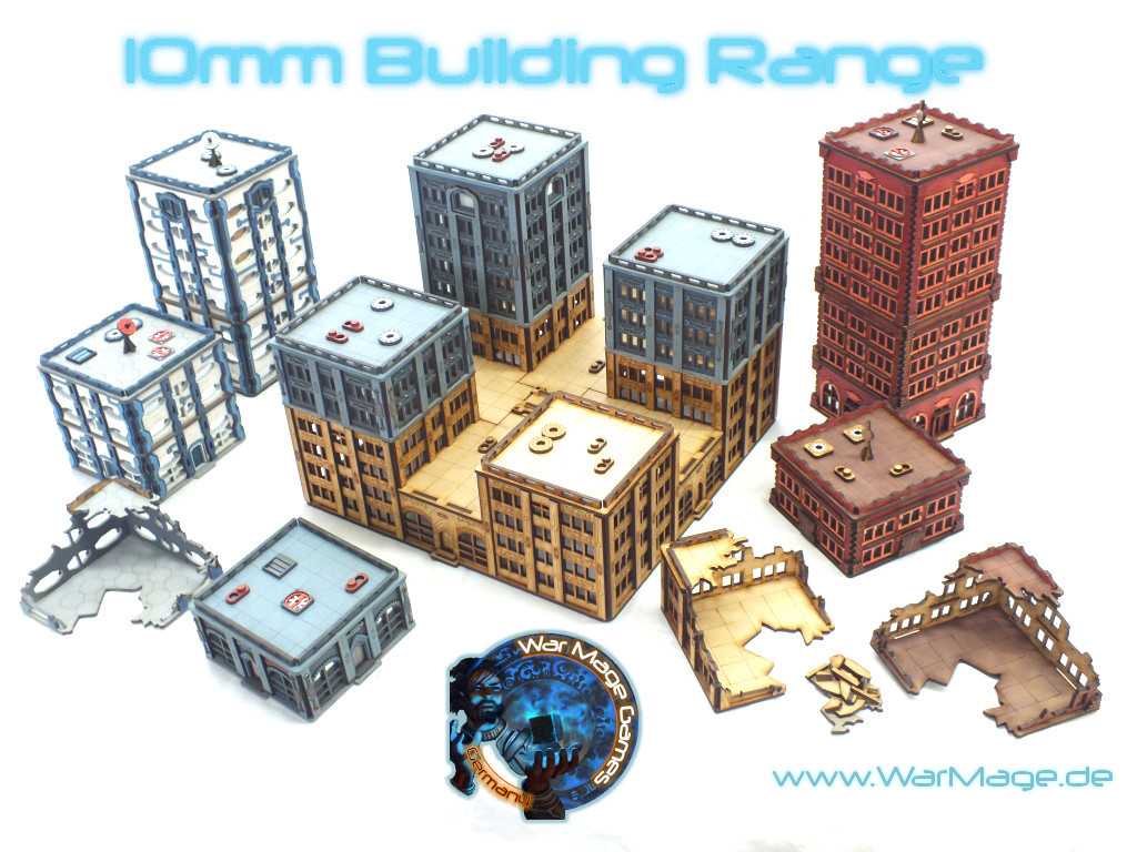 10mm modular building range for DZC now available from War Mage Games