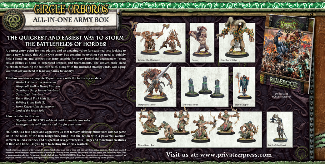 HORDES: All-in-One Army Box—Circle Orboros