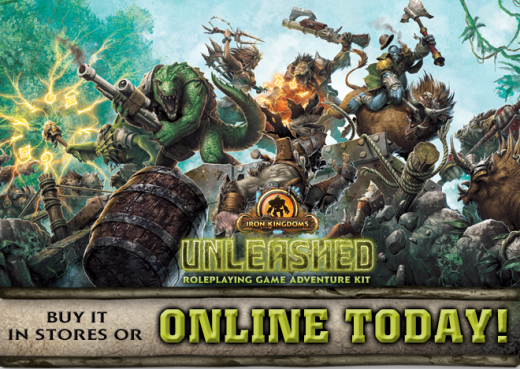 The Iron Kingdoms Unleashed Adventure Kit Is in Stores Everywhere!