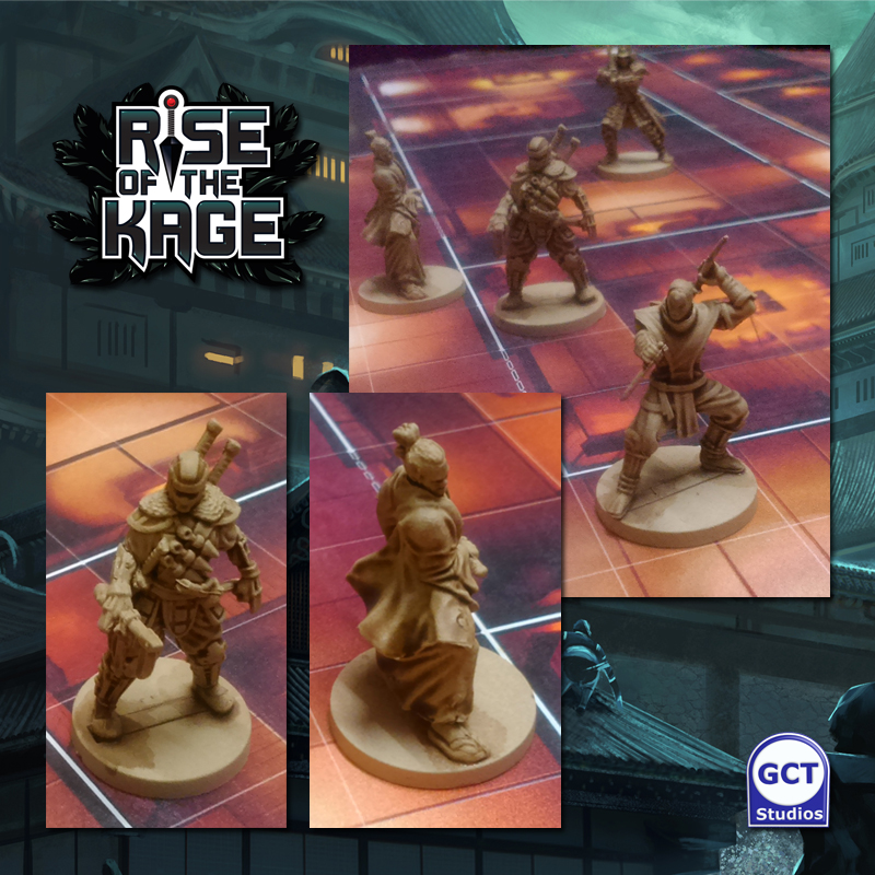 Rise of the Kage’s WIP plastic miniatures