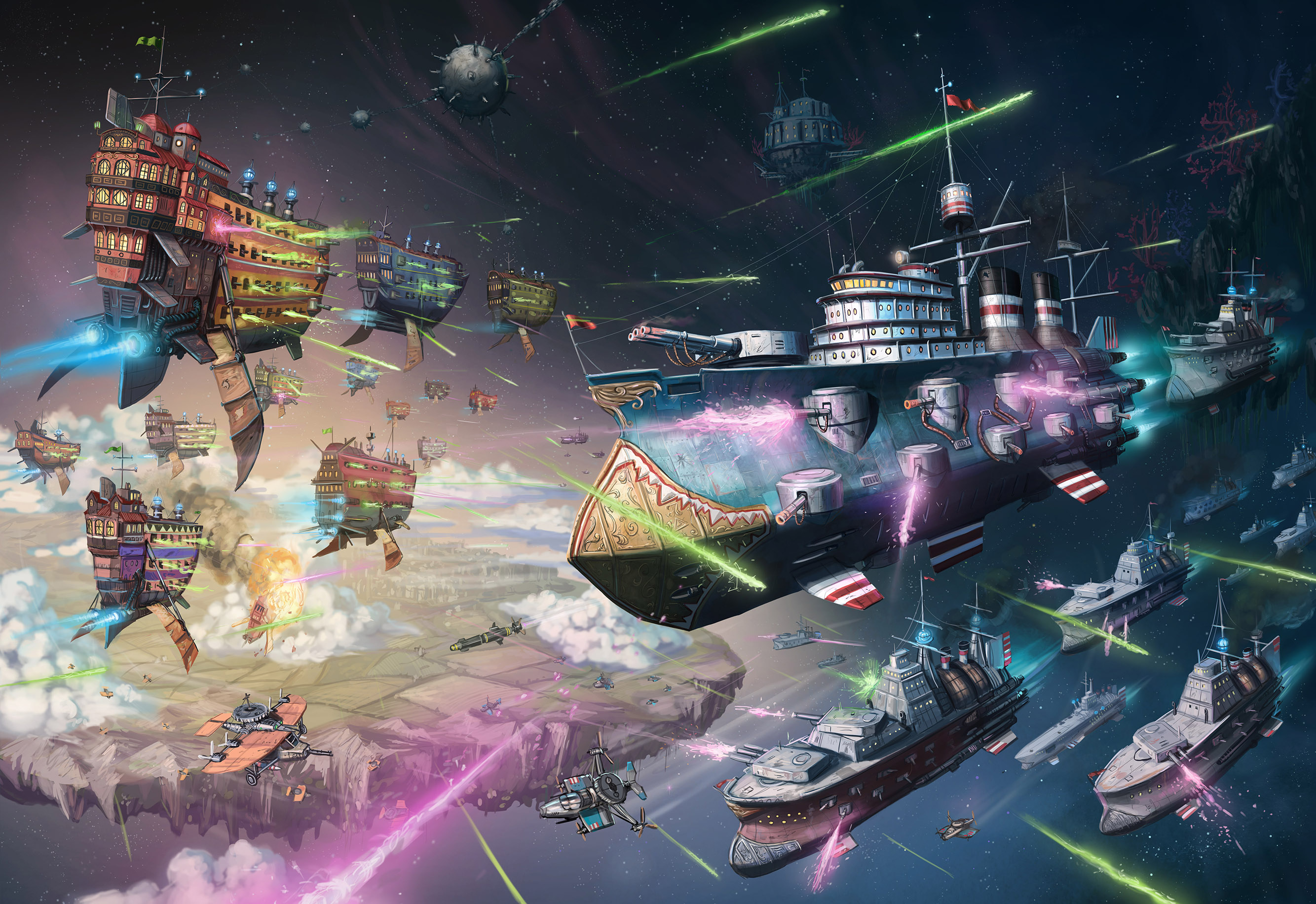 Clockwork Armada: Fantastical Space Ship Miniatures Game, Now Live on Kickstarter