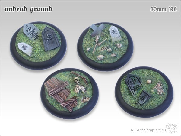 NOW AVAILABLE – UNDEAD GROUND ROUND LIP BASES