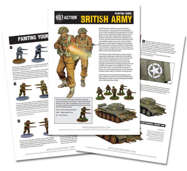 New: Bolt Action Downloadable Painting Guides