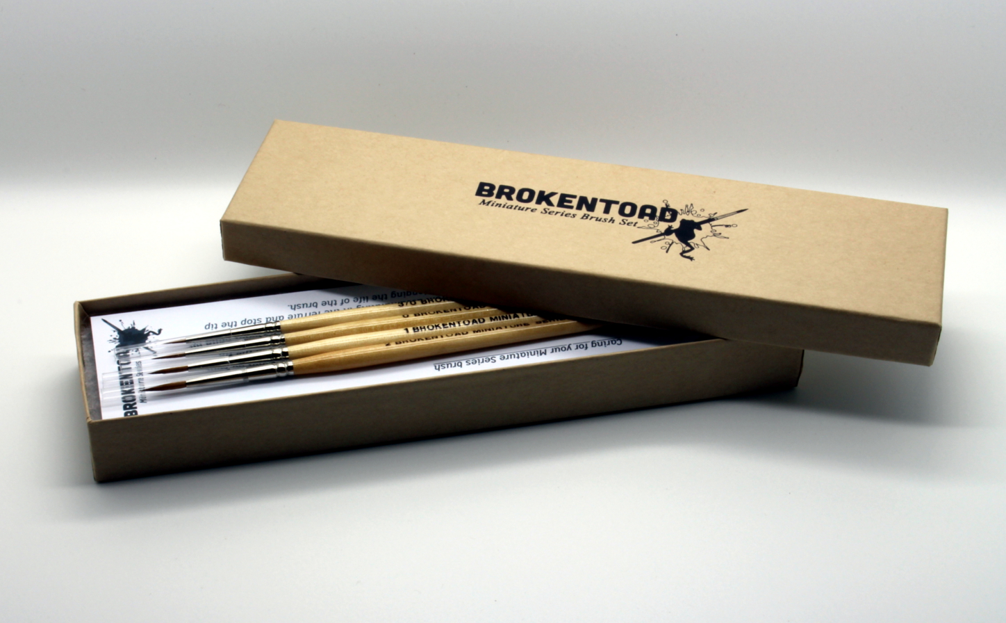 BrokenToad Miniature Series brush sets