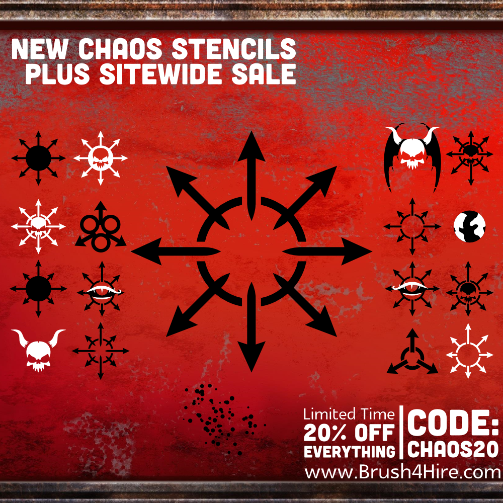 May Chaos 20% off Sale + New Stencils