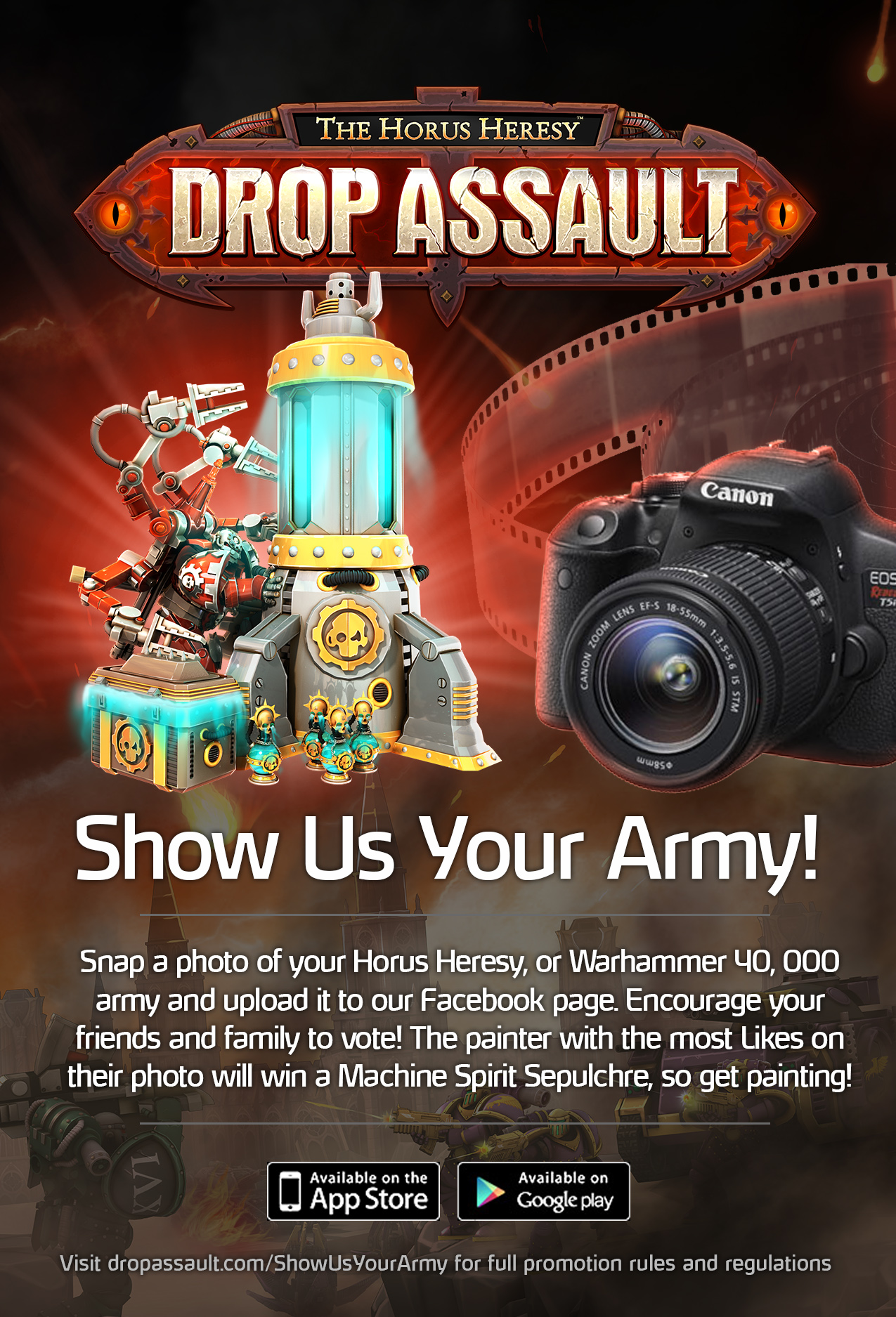 Show off your army to win